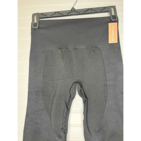 ThirdLove Black Flex Seamless Compression High-Waist Leggings Size L - Picture 2 of 13